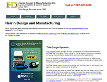 Tablet Screenshot of herrindesignandmanufacturing.com